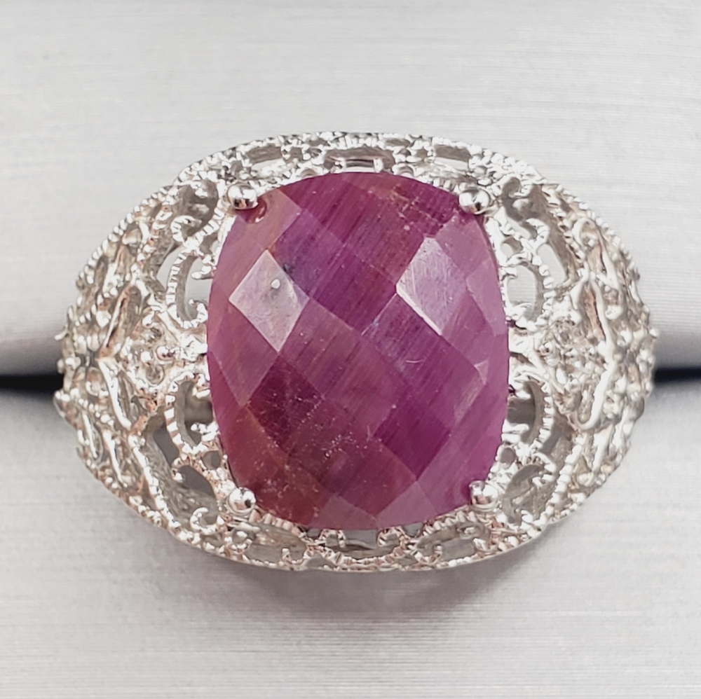 Silver Ruby Ring